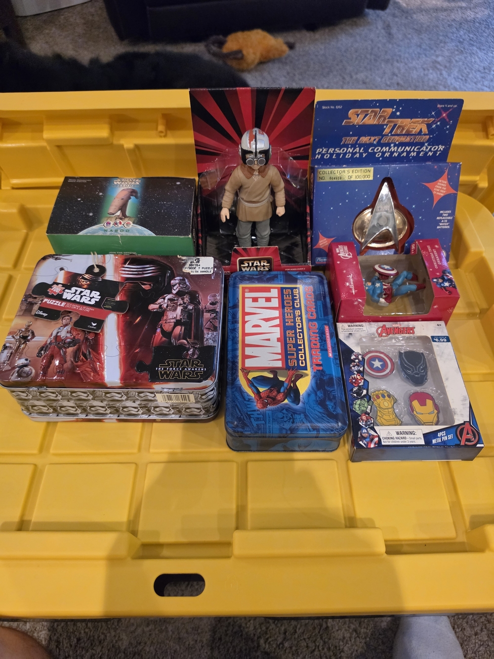 Multiple Items From Starwars,Marvel And Star Trek.